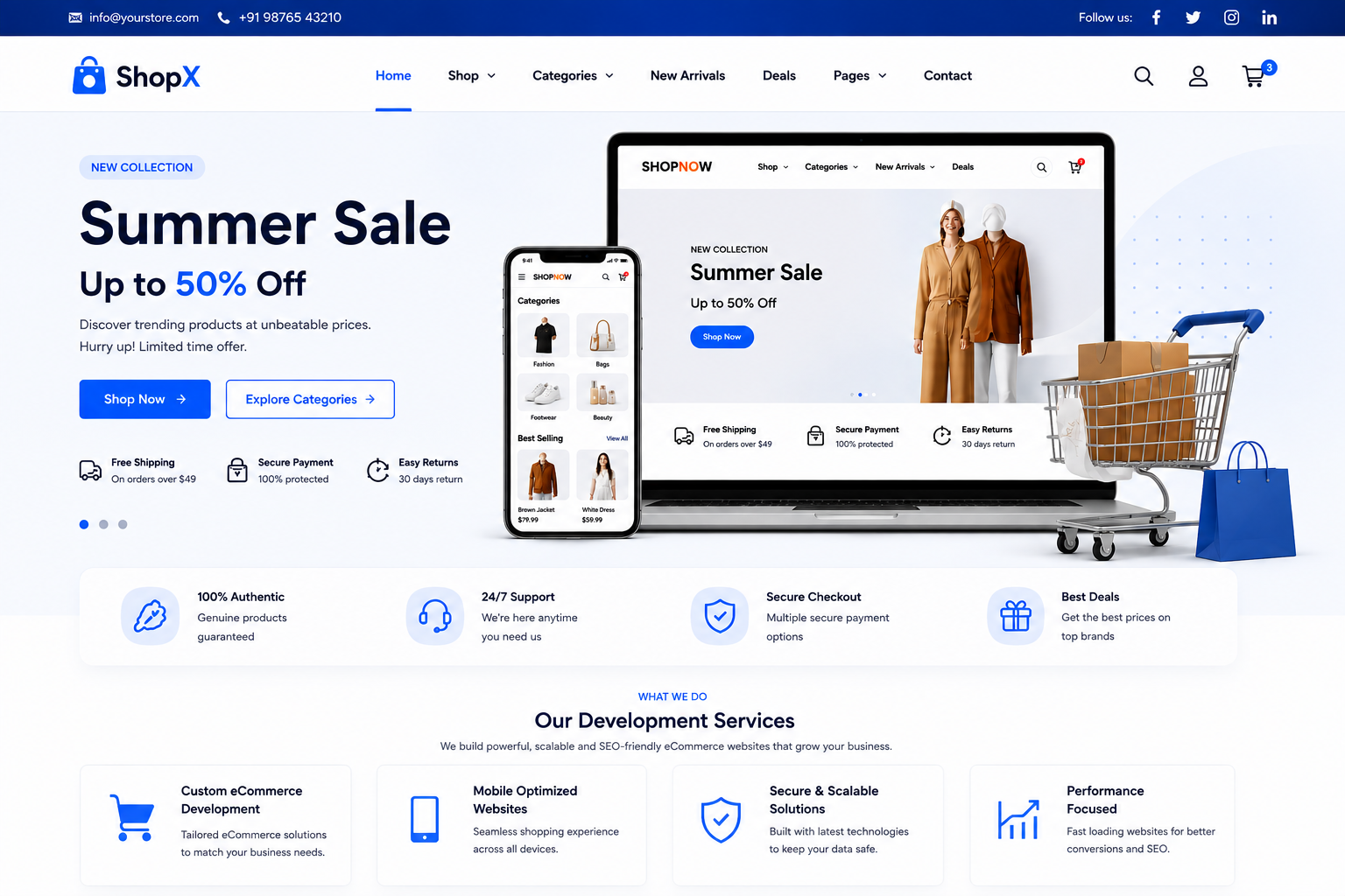Fashion Store project
